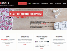Tablet Screenshot of edotur.pl